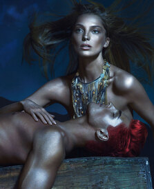 Daria Werbowy, Edward Wilding & Veit Couturier Versace SS 2013 by Mert & Marcus 2.jpg