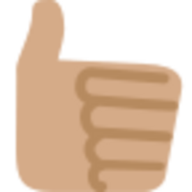 Thumbs up sign (medium skin tone).png
