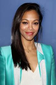 Zoe Saldana Prabal Gurung Fall 2012 Collection show February 11, 2012 in New York City. 004.jpg