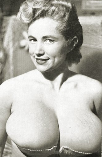 50's busty figure model and stripper Virginia Bell.