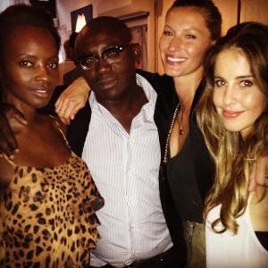 Gisele and Gaby in BLK DNM Party 03.jpg