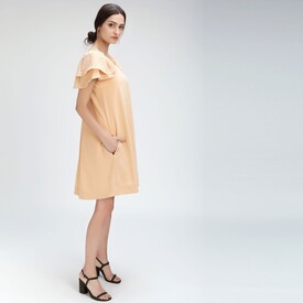 nude-ruffle-sleeve-dress_1.jpg