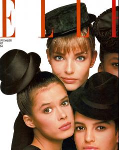 Elle US September 1987, Norma Spierling, Jeanette Hallen, Jennifer Gimenez and Karen Alexander.jpg