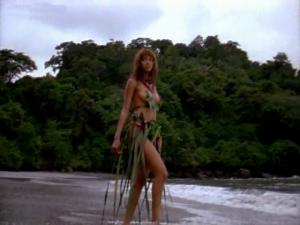 Tyra Banks - Supermodels in the rainforest. 