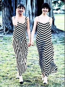 US Vogue May 1993 Patricia Hartmann and Janine Giddings by Arthur Elgort Dresses Comme des Garçons.jpg
