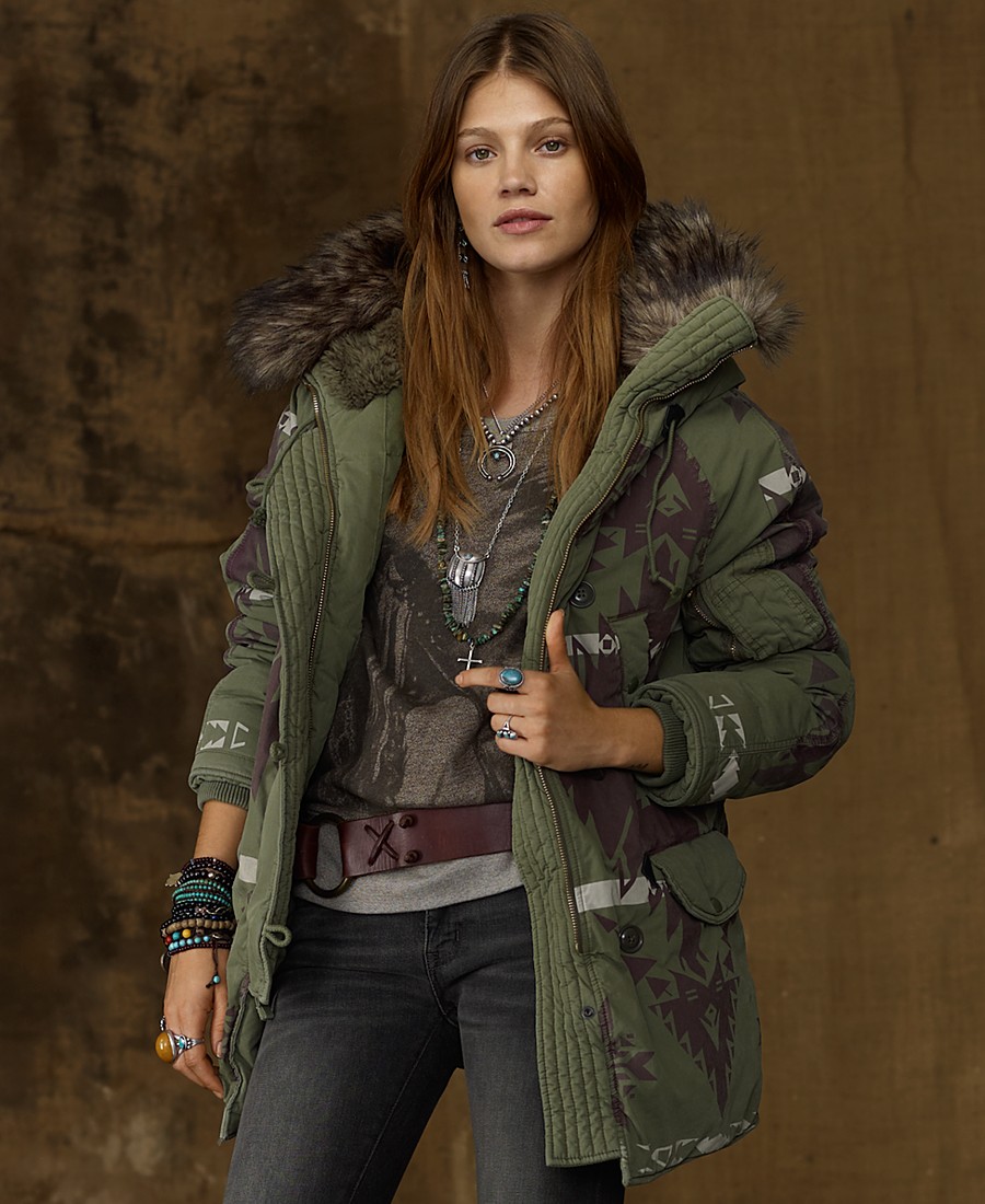 Модные куртки 2024 женские купить. Ralph Lauren милитари куртка женская. Ralph Lauren Denim Supply Parka women. Парка Ральф Лорен милитари. Ralph Lauren куртка Military Parka.