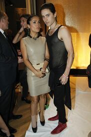 Salma Hayek arrives at Yves Saint Laurent spring-summer 2012 ready to wear collection 3.10.2011_21.jpg