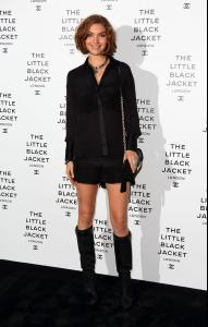 The little black jacket exhition in London pictures by Mike Marsland Arizona Muse.jpg
