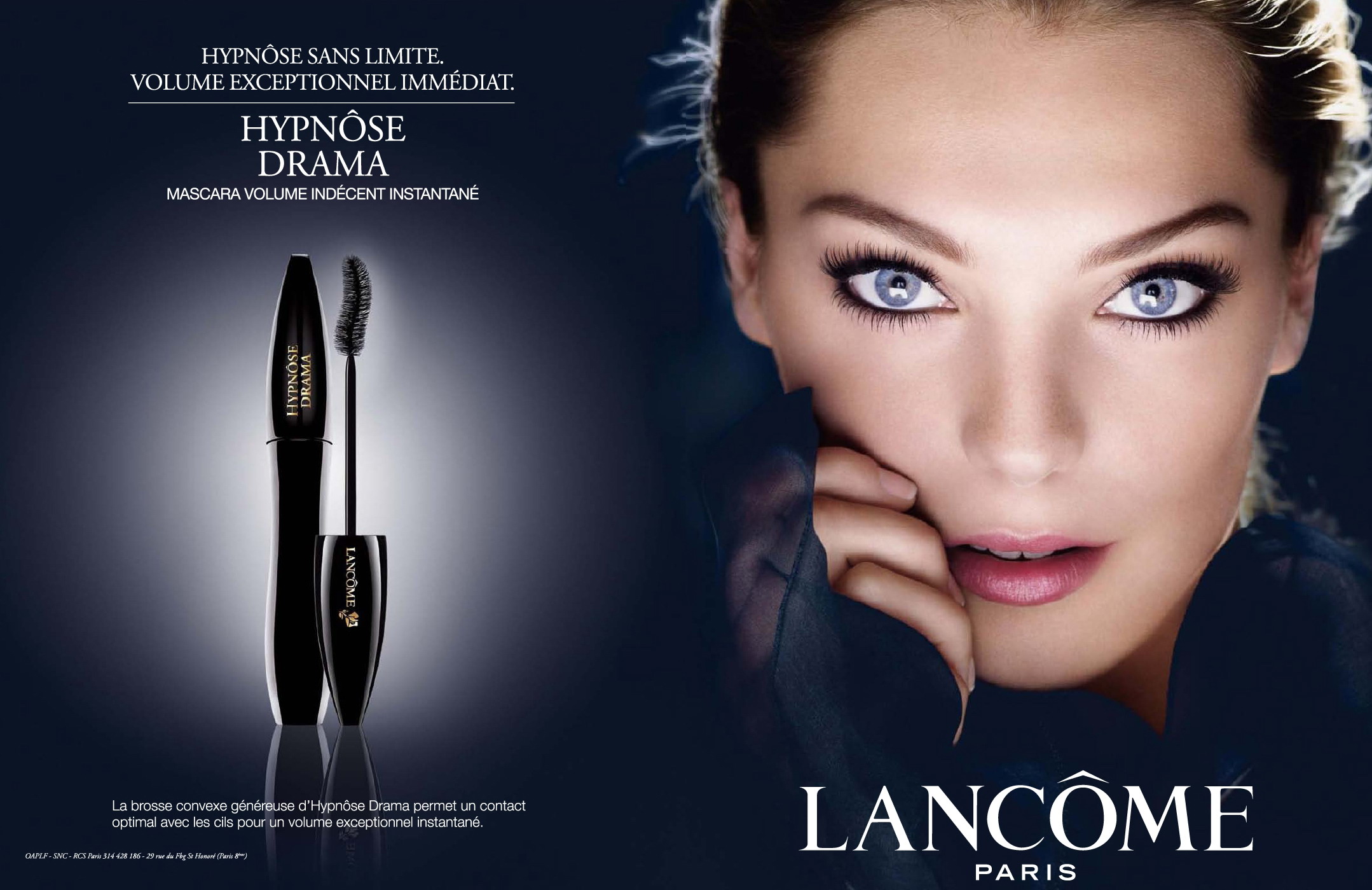 Новая тушь реклама. Lancome Hypnose - 2005.