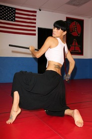 Bai Ling does some martial arts training in L.A. 16.12.2014_07.jpg