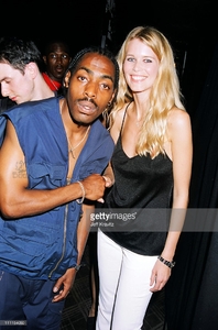 Coolio and Claudia Schiffer during 1996 MTV Video Music Awards Arrivals at Las Vegas Country Club in Los Angeles, California, United States..jpg