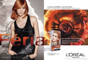 L'Oréal Paris Feria Power Copper 'Dare to Live in Copper Hair' poster.jpg