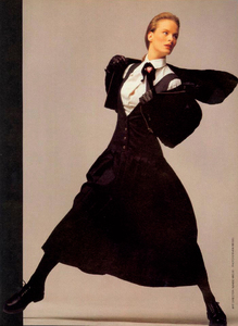 Stevie van der Veen (photographed by Steven Meisel). Vogue (USA) - August 1987..jpg