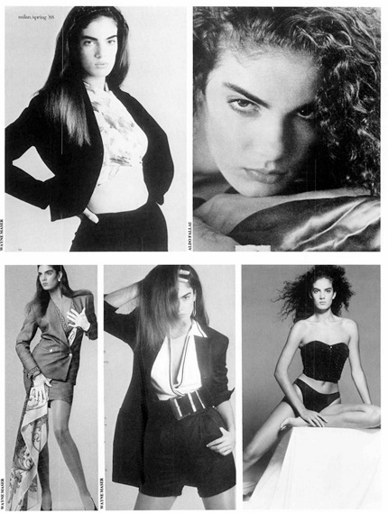Betty Romani is an 80s model, represented by Elite. 