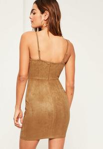 tan-faux-suede-binding-detail-bodycon-dress 3.jpg