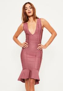 purple-bandage-plunge-frill-hem-midi-dress.jpg