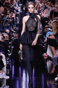 Camille Hurel at Elie Saab Fall 2017 RTW Paris 1.jpg