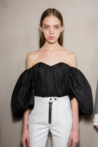 Mariana Zaragoza at Ellery Fall 2017 RTW Paris Backstage 2.jpg