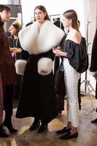 Mariana Zaragoza at Ellery Fall 2017 RTW Paris Backstage 4.jpg