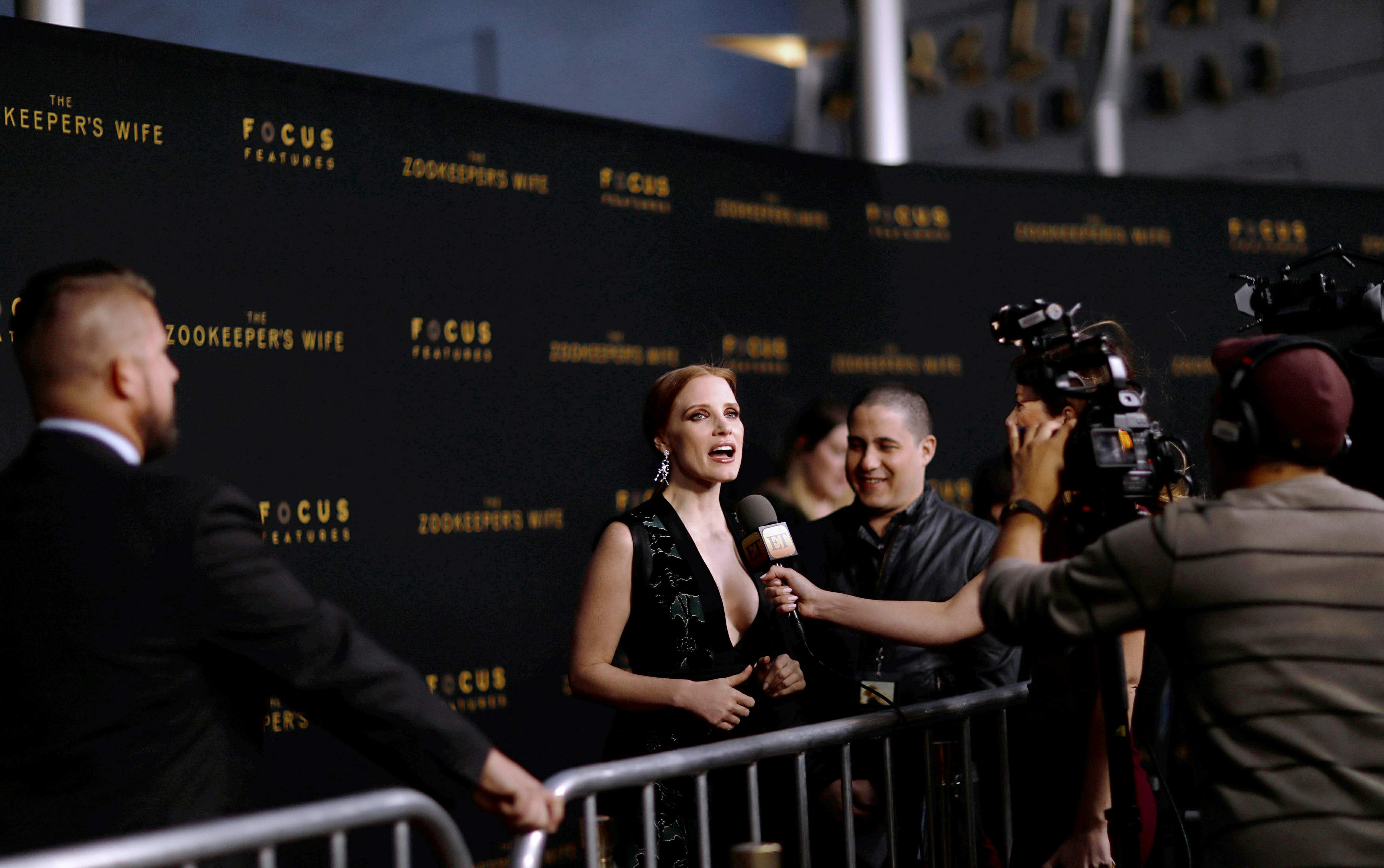 The Zookeeper's Wife'' premiere, Los Angeles, Mar 27 '1...