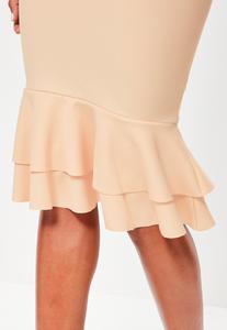 petite-nude-scuba-double-frill-hem-midi-skirt 2.jpg