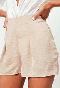 nude-pleated-front-hammered-satin-shorts 2.jpg