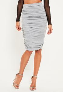 grey-ruched-seam-midi-skirt 3.jpg