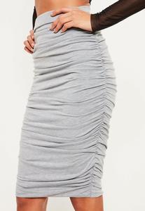 grey-ruched-seam-midi-skirt 2.jpg