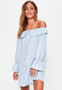 blue-stripe-bardot-tie-cuff-button-dress.jpg