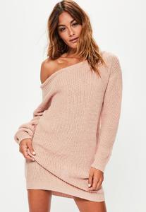 nude-off-shoulder-knitted-sweater-dress.jpg