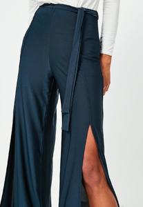 navy-slinky-split-front-tie-waist-wide-leg-trousers 2.jpg