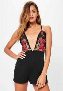 black-floral-applique-strappy-mesh-playsuit.jpg