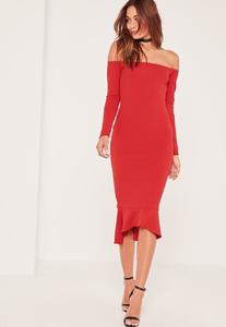 red-bardot-fishtail-hem-dress 3.jpg