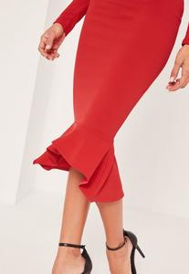 red-bardot-fishtail-hem-dress 2.jpg
