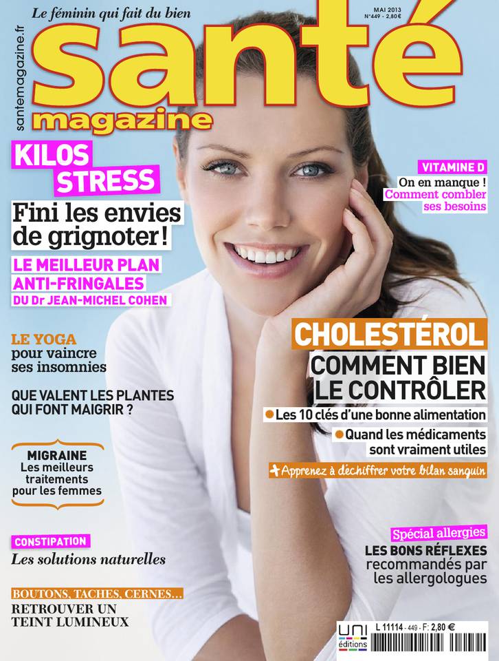 Nicola de Wet santé mag mai 2013.png