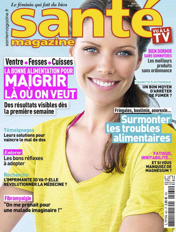 Nicola de Wet santé magazine mai 2014.png