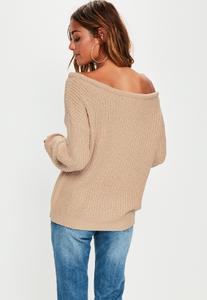 beige-off-shoulder-knitted-sweater 3.jpg