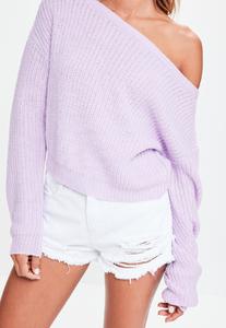 lilac-off-shoulder-cropped-knitted-sweater 2.jpg