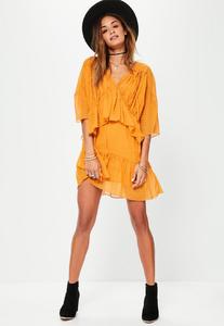 yellow-dobby-tiered-dress 1.jpg