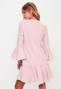 pink-frilled-trim-shirt-dress 3.jpg