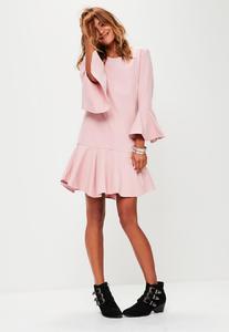 pink-frilled-trim-shirt-dress 1.jpg