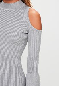 grey-cold-shoulder-fluted-sleeve-mini-dress 2.jpg
