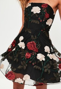 black-embroidered-mesh-bandeau-skater-dress 2.jpg