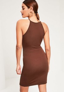 brown-90s-neck-side-split-bodycon-dress 3.jpg