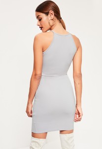 grey-90s-neck-side-split-bodycon-dress 3.jpg