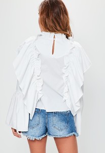 white-extreme-frill-flared-sleeve-shirt 3.jpg