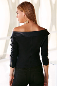 Website - www.bostonproper.com - Off-The-Shoulder Vegan Leather Jacket 02.jpg