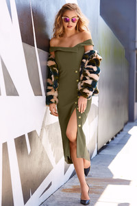 Website - www.bostonproper.com - Military Off The Shoulder Dress 03.jpg