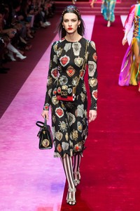 Marie Damian at Dolce & Gabbana Spring 2018 RTW MFW.jpg