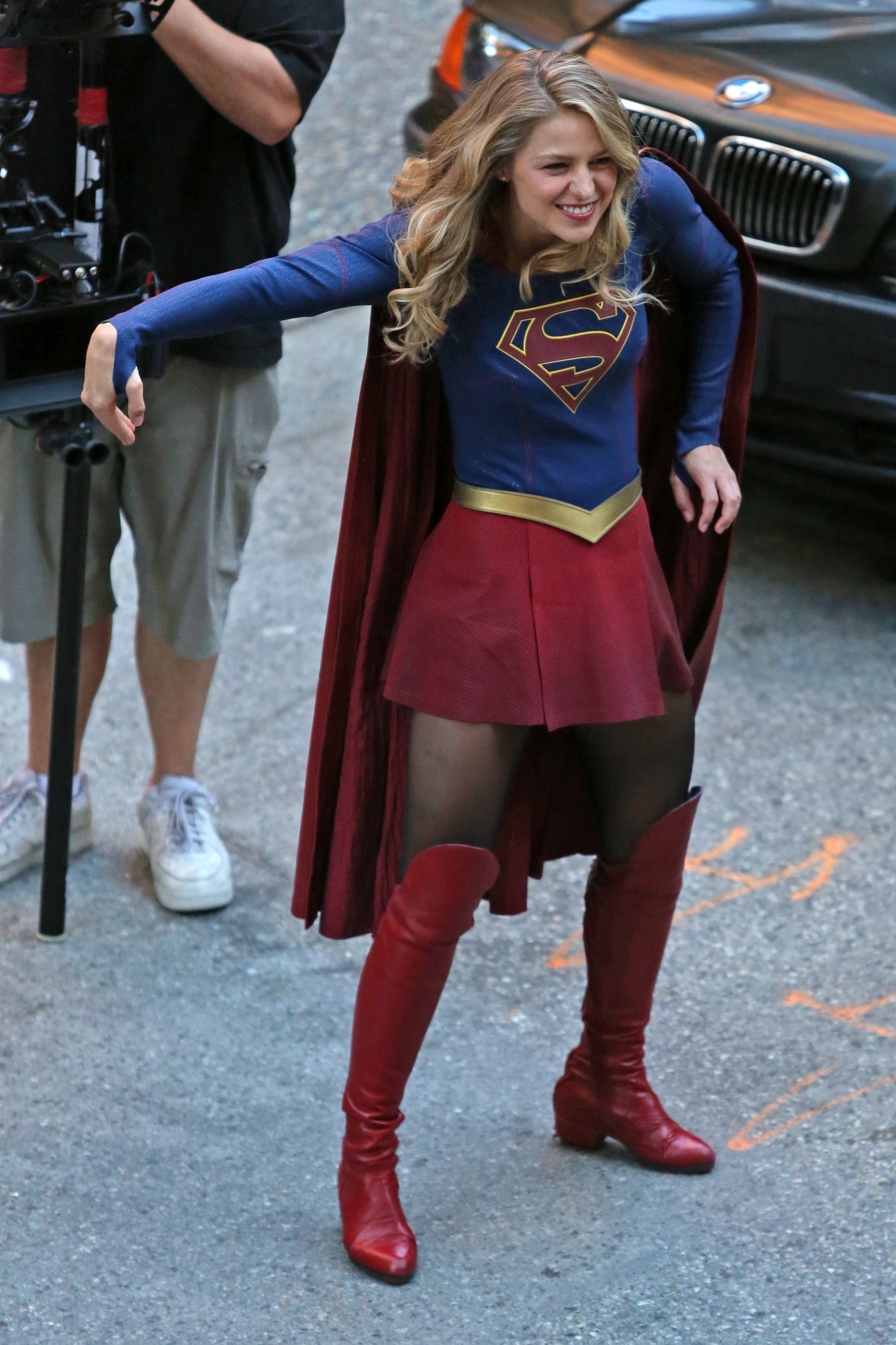 Supergirl'' set, Vancouver, Sept 28 '17.